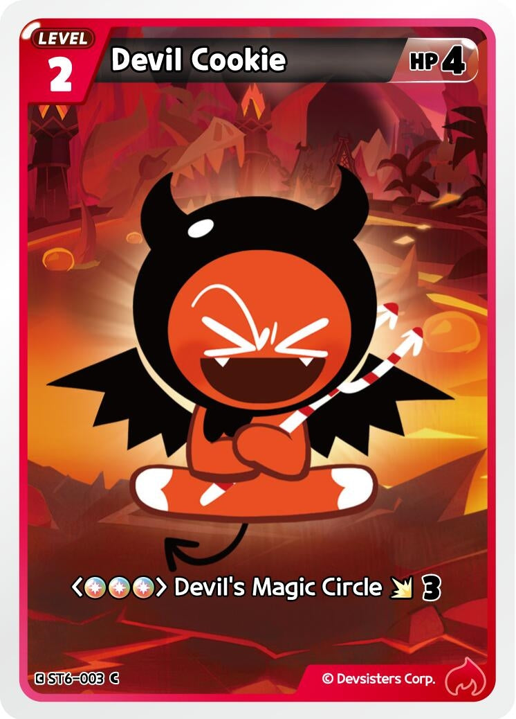 Image for Devil Cookie (ST6-003) [Starter Deck Assortment 2: Legendary Cookie] - CookieRun: Braverse TCG