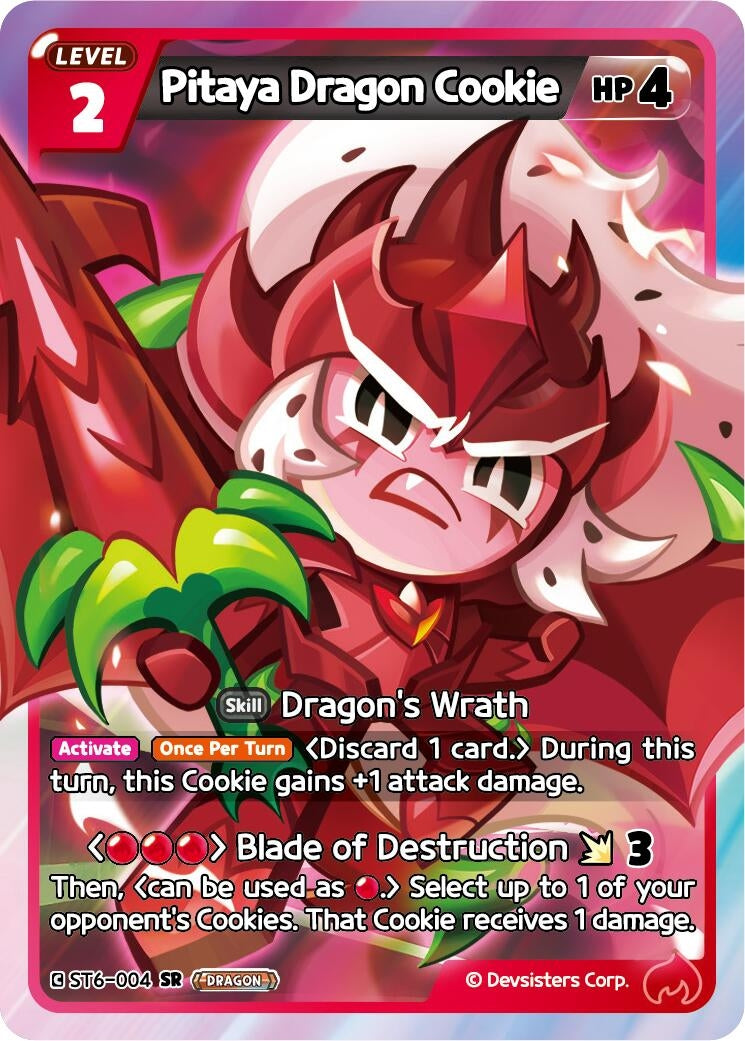 Image for Pitaya Dragon Cookie (ST6-004) [Starter Deck Assortment 2: Legendary Cookie] - CookieRun: Braverse TCG
