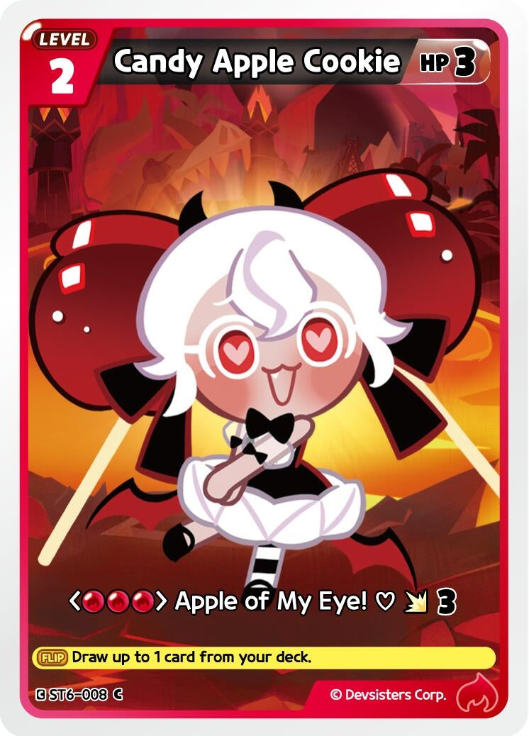Image for Candy Apple Cookie (ST6-008) [Starter Deck Assortment 2: Legendary Cookie] - CookieRun: Braverse TCG