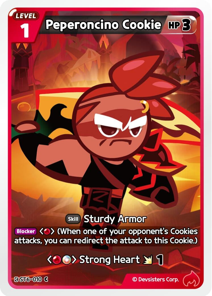 Image for Peperoncino Cookie (ST6-010) [Starter Deck Assortment 2: Legendary Cookie] - CookieRun: Braverse TCG
