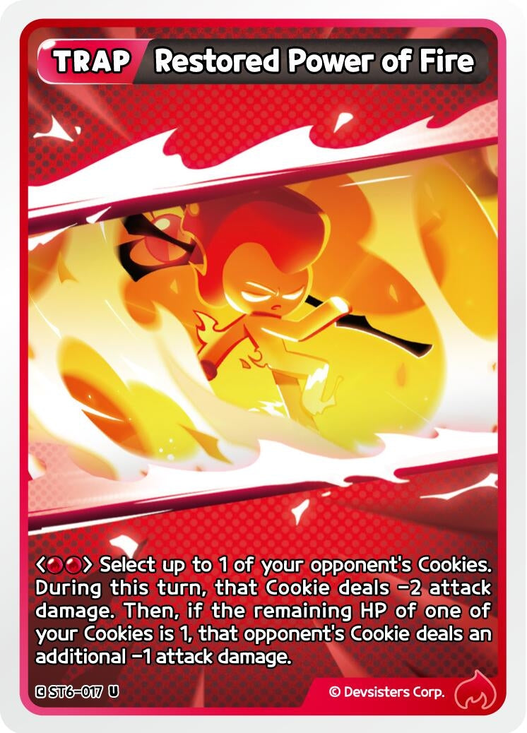 Image for Restored Power of Fire (ST6-017) [Starter Deck Assortment 2: Legendary Cookie] - CookieRun: Braverse TCG