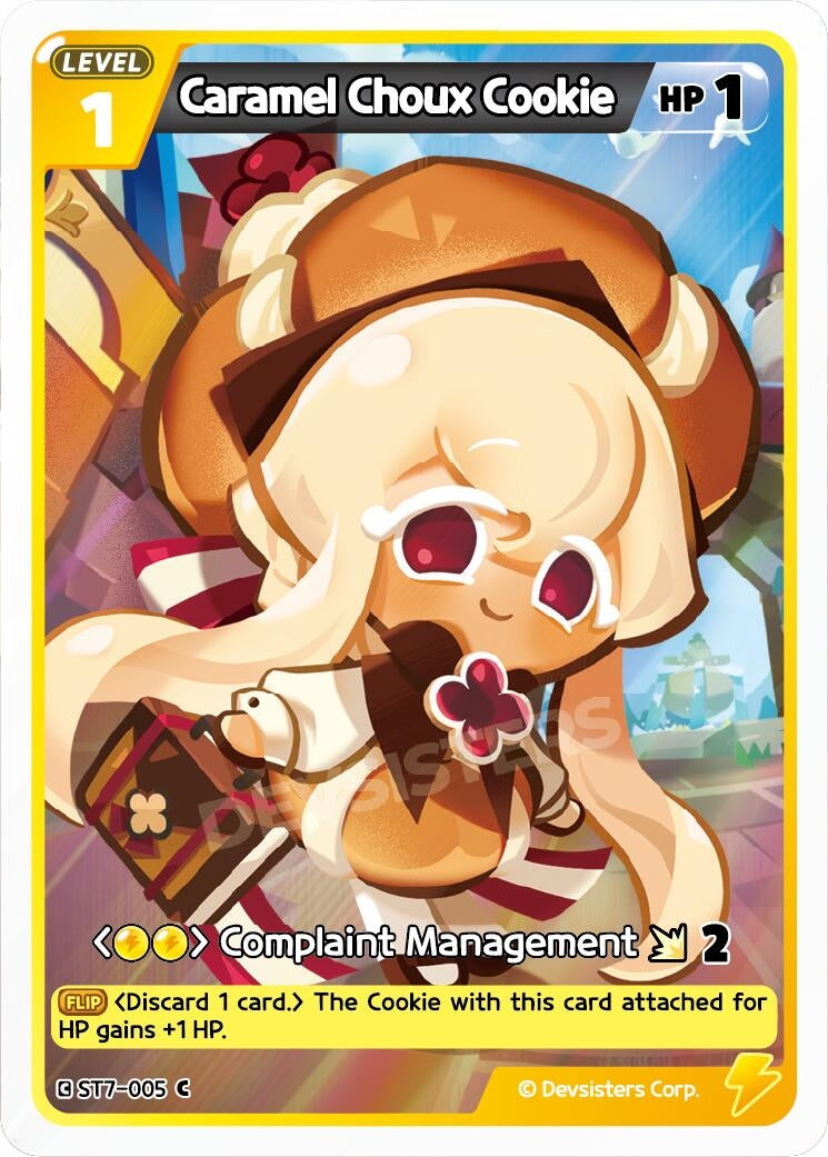 Image for Caramel Choux Cookie (ST7-005) [Starter Deck Assortment 2: Legendary Cookie] - CookieRun: Braverse TCG