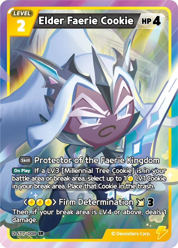Image for Elder Faerie Cookie (ST7-008) [Starter Deck Assortment 2: Legendary Cookie] - CookieRun: Braverse TCG