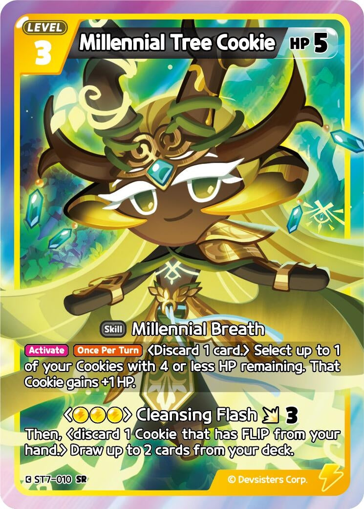 Image for Millennial Tree Cookie (ST7-010) [Starter Deck Assortment 2: Legendary Cookie] - CookieRun: Braverse TCG