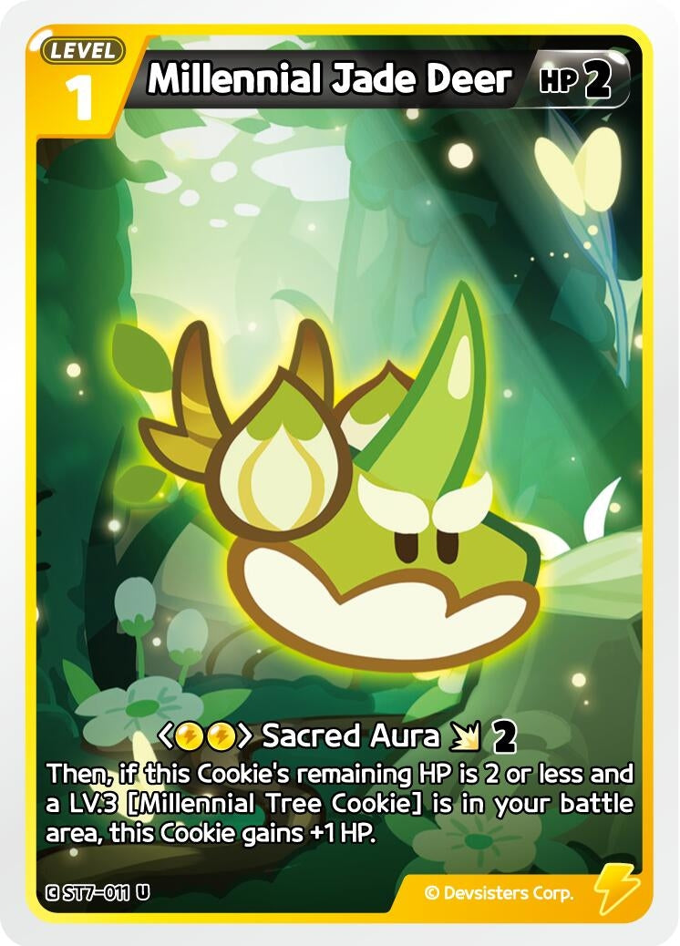 Image for Millennial Jade Deer (ST7-011) [Starter Deck Assortment 2: Legendary Cookie] - CookieRun: Braverse TCG