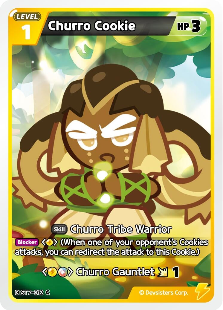 Image for Churro Cookie (ST7-012) [Starter Deck Assortment 2: Legendary Cookie] - CookieRun: Braverse TCG