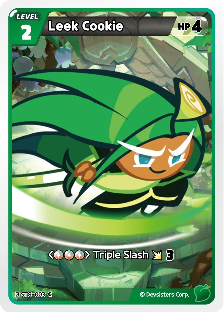 Image for Leek Cookie (ST8-003) [Starter Deck Assortment 2: Legendary Cookie] - CookieRun: Braverse TCG