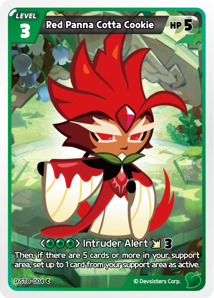 Image for Red Panna Cotta Cookie (ST8-004) [Starter Deck Assortment 2: Legendary Cookie] - CookieRun: Braverse TCG