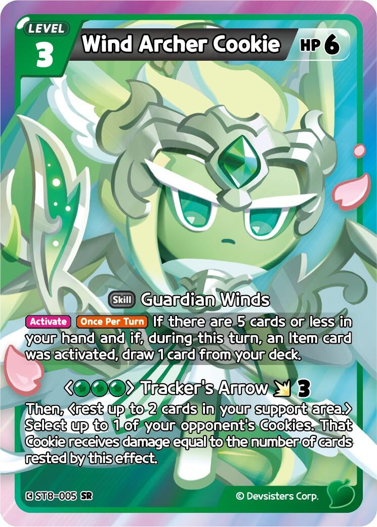 Image for Wind Archer Cookie (ST8-005) [Starter Deck Assortment 2: Legendary Cookie] - CookieRun: Braverse TCG