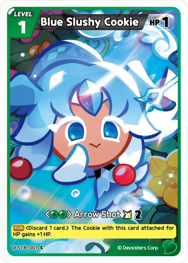 Image for Blue Slushy Cookie (ST8-007) [Starter Deck Assortment 2: Legendary Cookie] - CookieRun: Braverse TCG