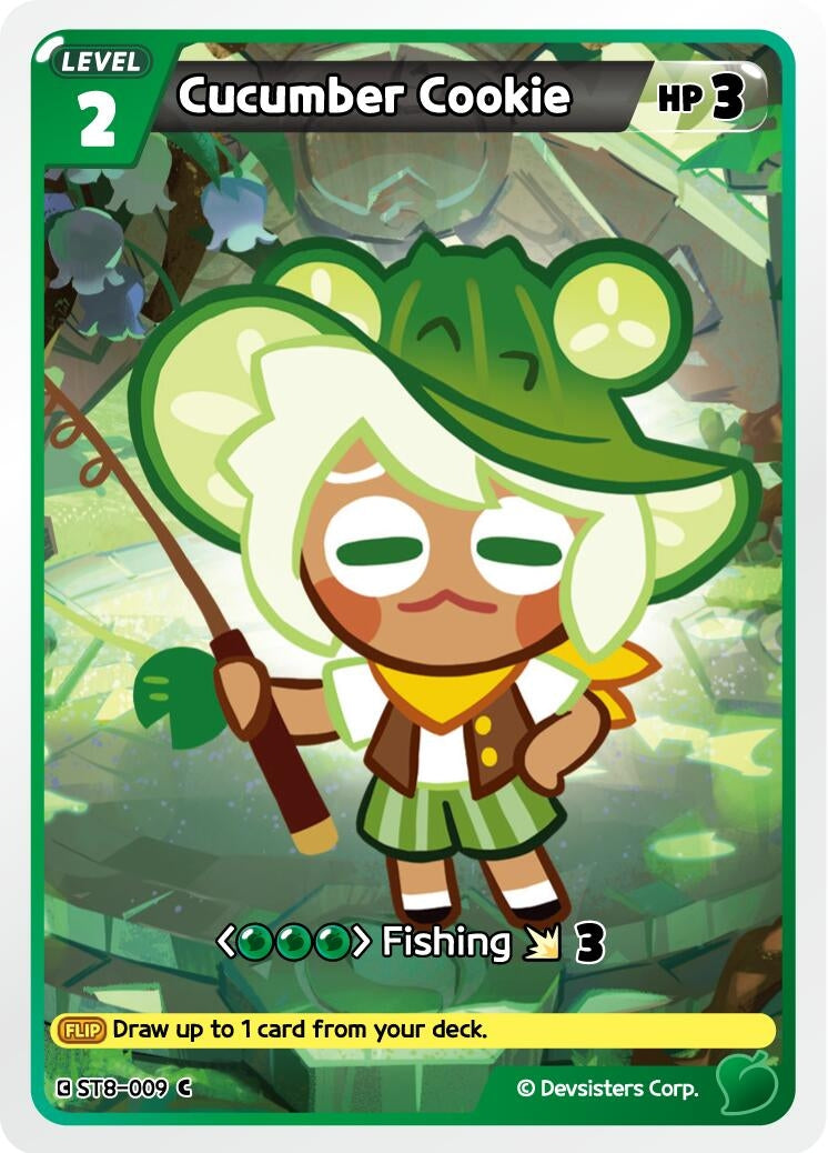 Image for Cucumber Cookie (ST8-009) [Starter Deck Assortment 2: Legendary Cookie] - CookieRun: Braverse TCG