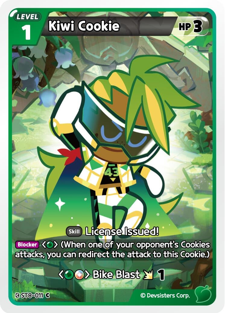 Image for Kiwi Cookie (ST8-011) [Starter Deck Assortment 2: Legendary Cookie] - CookieRun: Braverse TCG