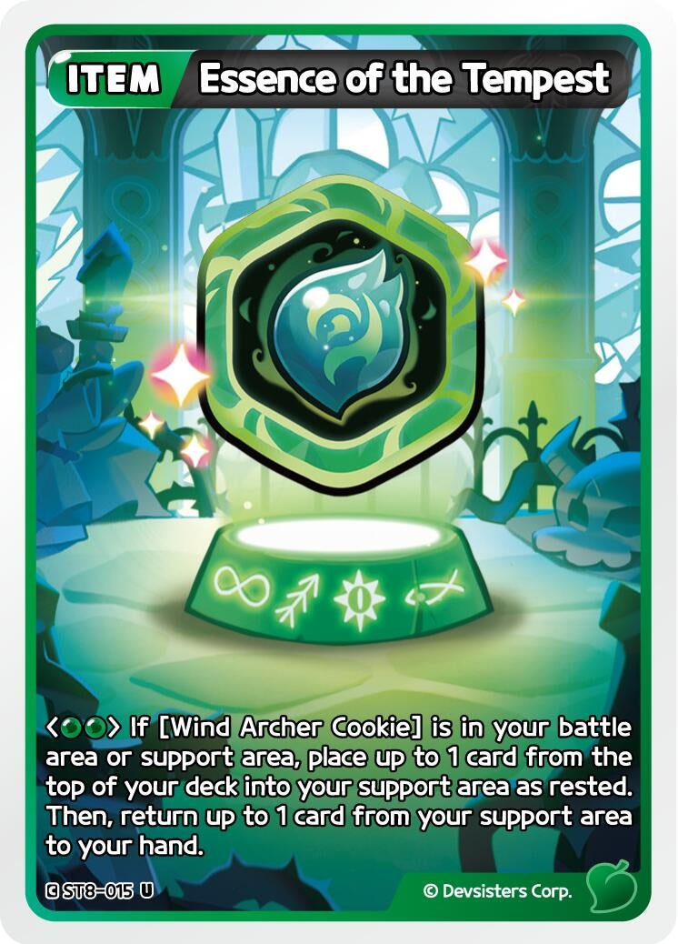 Image for Essence of the Tempest (ST8-015) [Starter Deck Assortment 2: Legendary Cookie] - CookieRun: Braverse TCG
