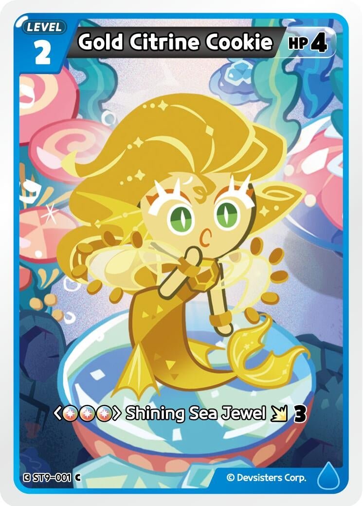 Image for Gold Citrine Cookie (ST9-001) [Starter Deck Assortment 2: Legendary Cookie] - CookieRun: Braverse TCG