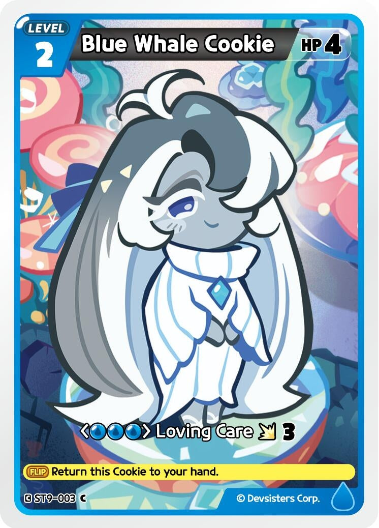 Image for Blue Whale Cookie (ST9-003) [Starter Deck Assortment 2: Legendary Cookie] - CookieRun: Braverse TCG