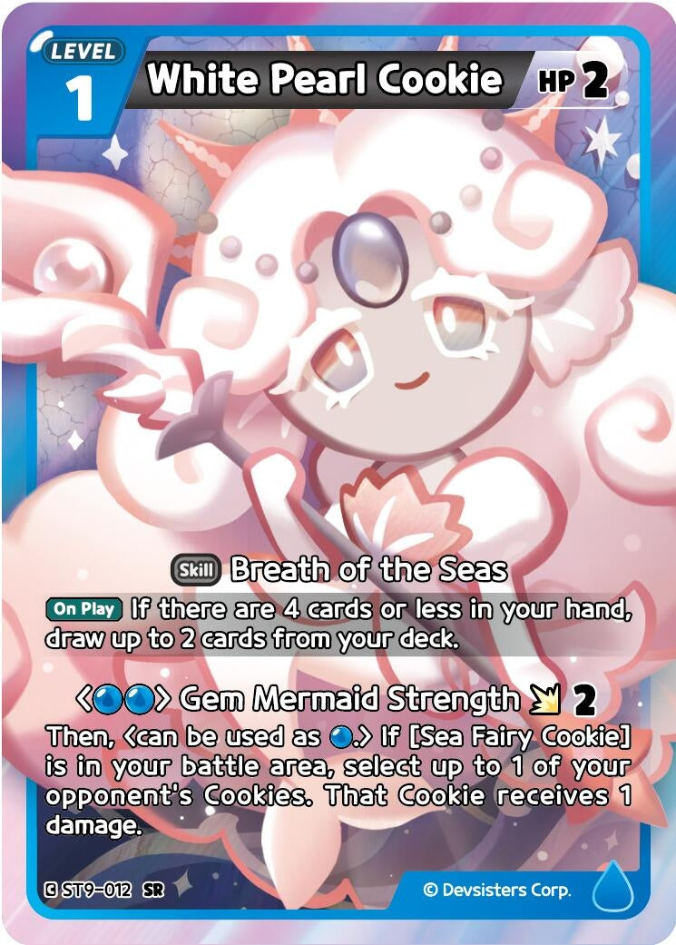 Image for White Pearl Cookie (ST9-012) [Starter Deck Assortment 2: Legendary Cookie] - CookieRun: Braverse TCG