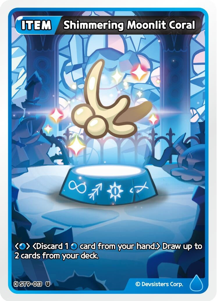 Image for Shimmering Moonlit Coral (ST9-013) [Starter Deck Assortment 2: Legendary Cookie] - CookieRun: Braverse TCG