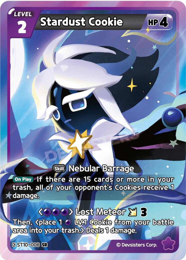 Image for Stardust Cookie (ST10-008) [Starter Deck Assortment 2: Legendary Cookie] - CookieRun: Braverse TCG