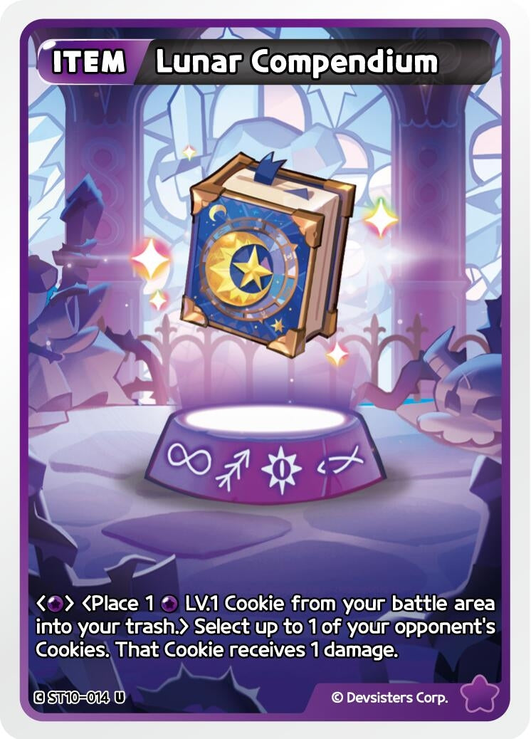 Image for Lunar Compendium (ST10-014) [Starter Deck Assortment 2: Legendary Cookie] - CookieRun: Braverse TCG