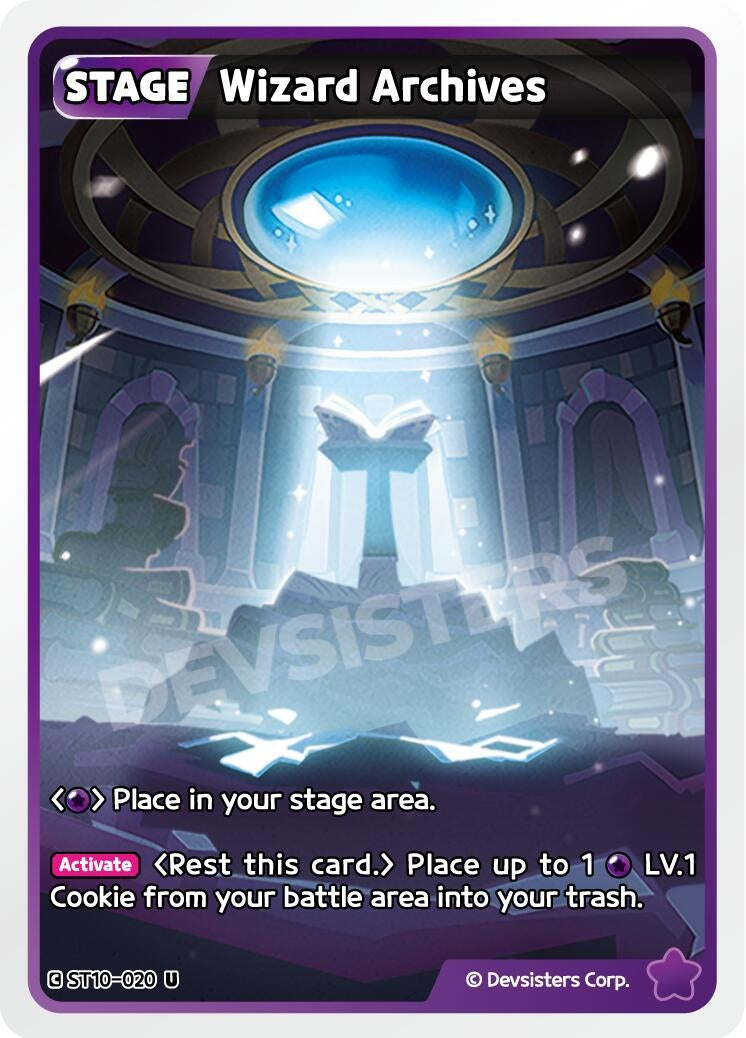 Image for Wizard Archives (ST10-020) [Starter Deck Assortment 2: Legendary Cookie] - CookieRun: Braverse TCG