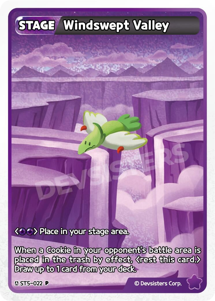 Image for Windswept Valley (ST5-022) [Promotion Cards] - CookieRun: Braverse TCG