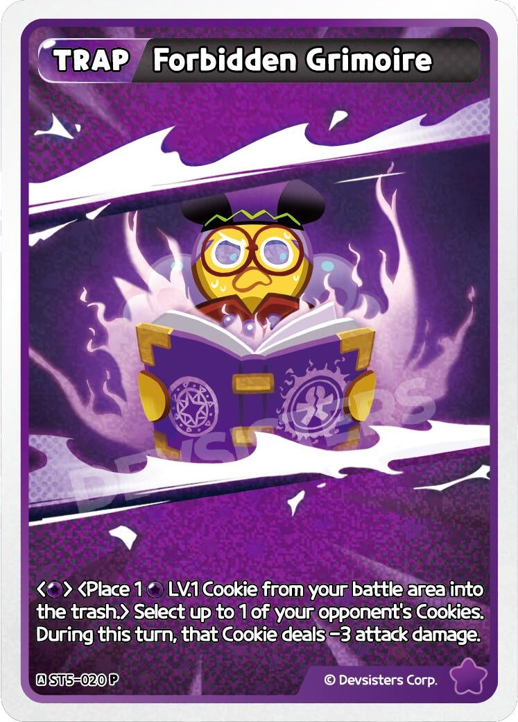 Image for Forbidden Grimoire (ST5-020) [Promotion Cards] - CookieRun: Braverse TCG