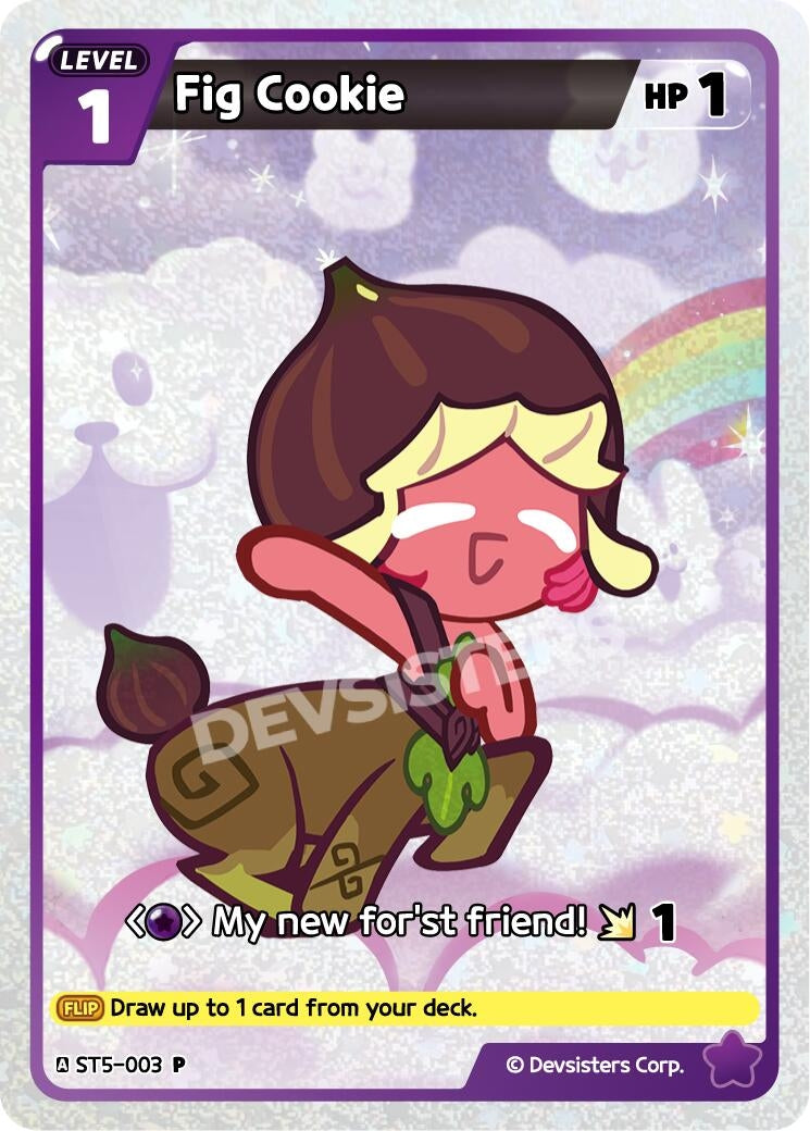 Image for Fig Cookie (ST5-003) [Promotion Cards] - CookieRun: Braverse TCG
