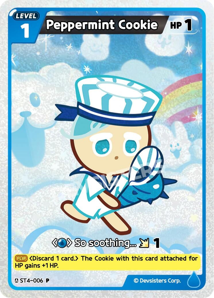 Image for Peppermint Cookie (ST4-006) [Promotion Cards] - CookieRun: Braverse TCG