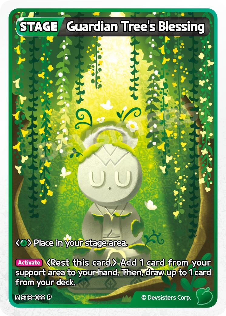 Image for Guardian Tree's Blessing (ST3-022) [Promotion Cards] - CookieRun: Braverse TCG