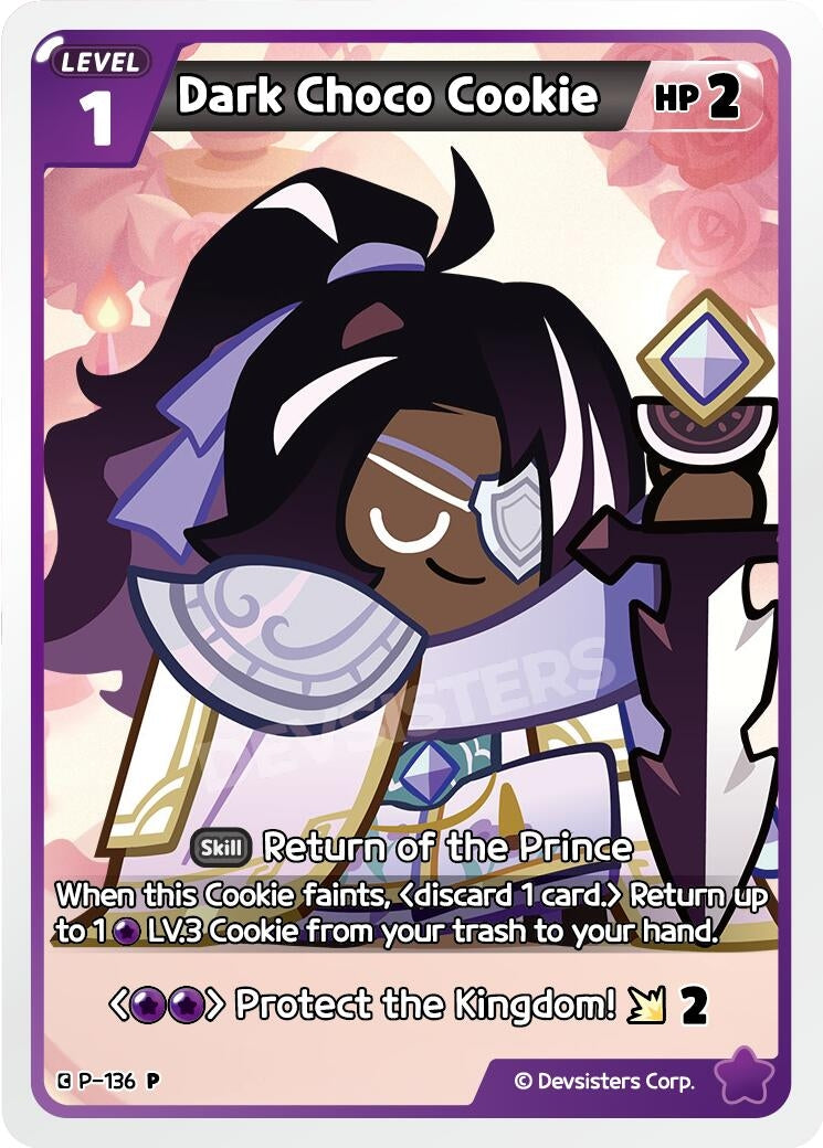 Image for Dark Choco Cookie (P-136) [Promotion Cards] - CookieRun: Braverse TCG