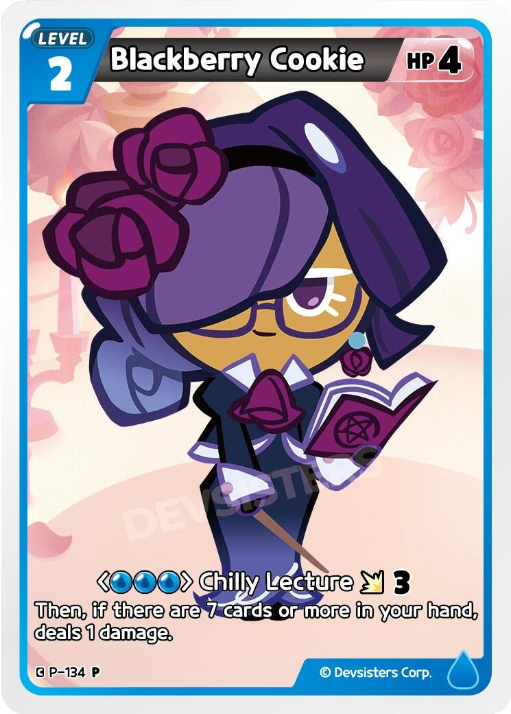 Image for Blackberry Cookie (134) (P-134) [Promotion Cards] - CookieRun: Braverse TCG