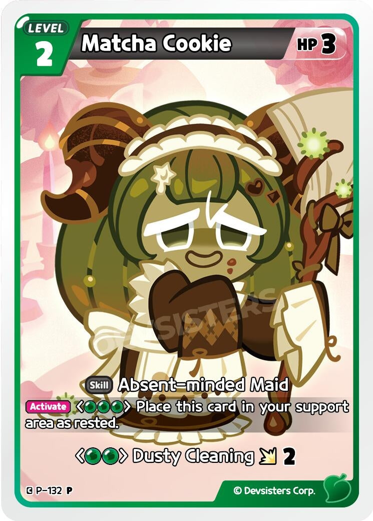 Image for Matcha Cookie (P-132) [Promotion Cards] - CookieRun: Braverse TCG