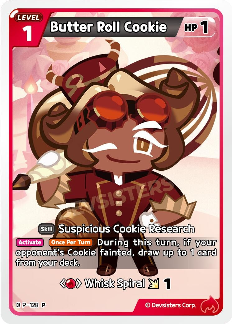 Image for Butter Roll Cookie (P-128) [Promotion Cards] - CookieRun: Braverse TCG
