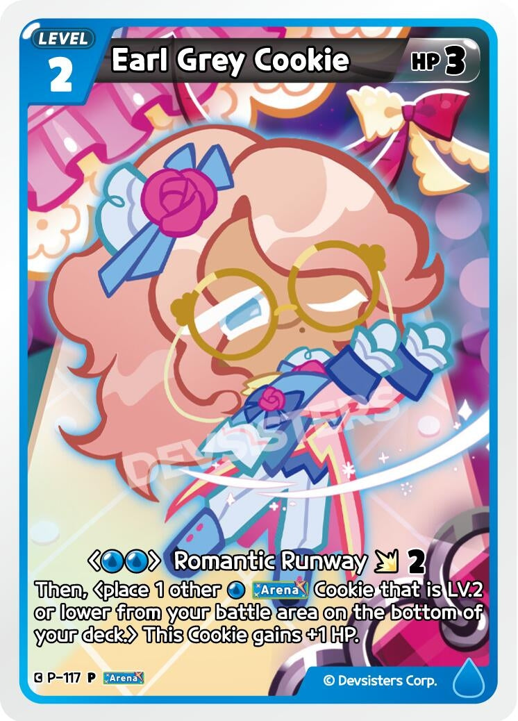 Image for Earl Grey Cookie (117) (P-117) [Promotion Cards] - CookieRun: Braverse TCG