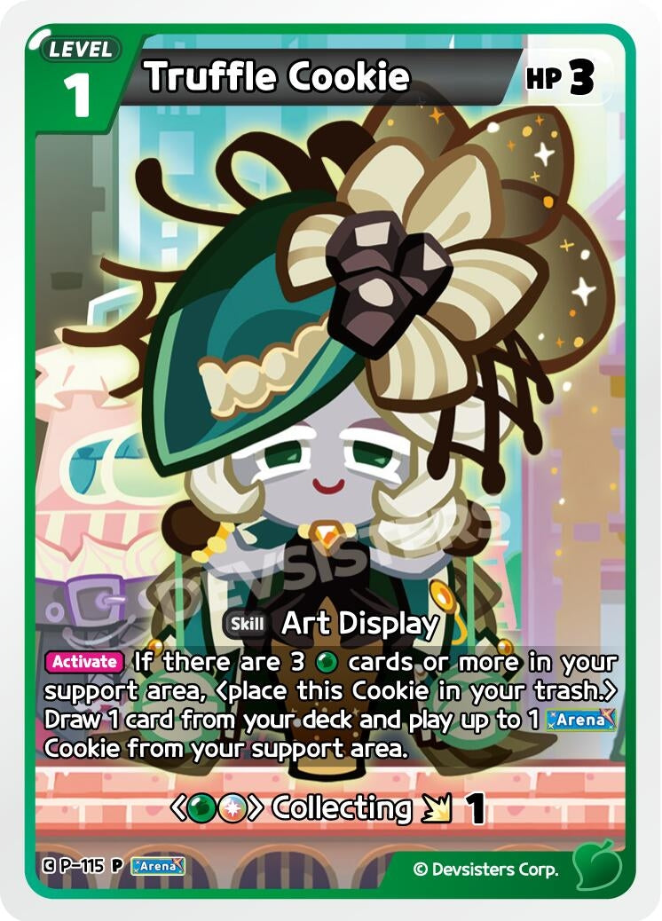 Image for Truffle Cookie (P-115) [Promotion Cards] - CookieRun: Braverse TCG