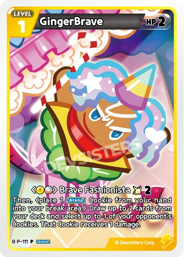 Image for GingerBrave (111) (P-111) [Promotion Cards] - CookieRun: Braverse TCG