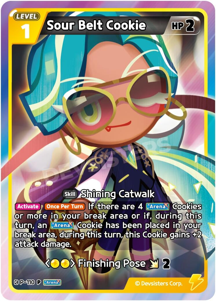 Image for Sour Belt Cookie (110) (P-110) [Promotion Cards] - CookieRun: Braverse TCG