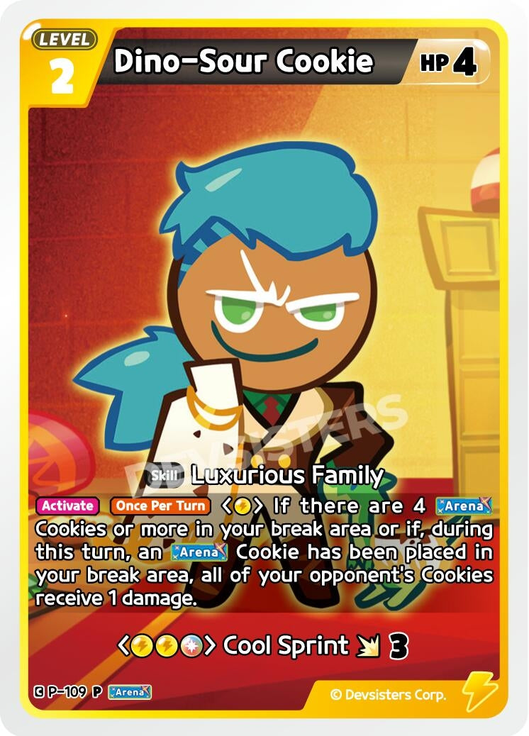 Image for Dino-Sour Cookie (P-109) [Promotion Cards] - CookieRun: Braverse TCG