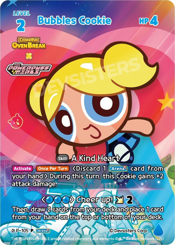 Image for Bubbles Cookie (P-105) [Promotion Cards] - CookieRun: Braverse TCG