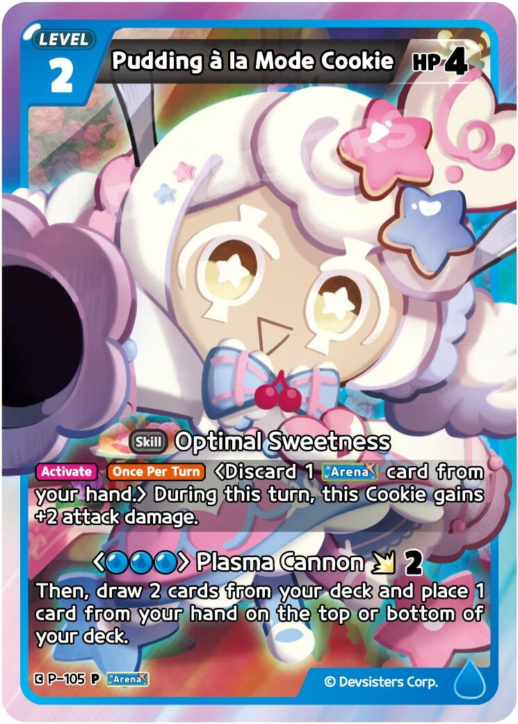 Image for Pudding a la mode Cookie (105) (P-105) [Promotion Cards] - CookieRun: Braverse TCG