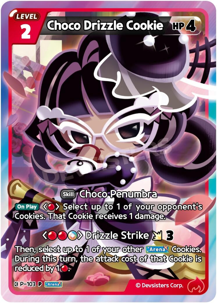 Image for Choco Drizzle Cookie (P-103) [Promotion Cards] - CookieRun: Braverse TCG