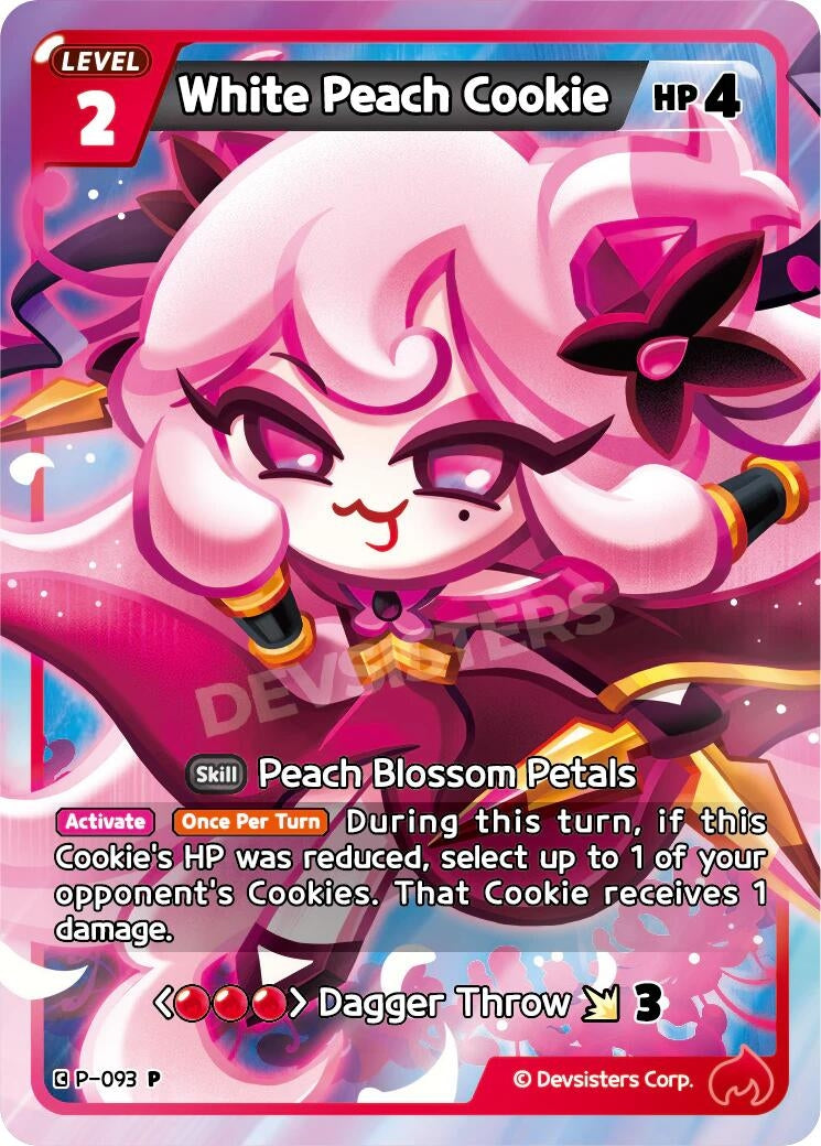 Image for White Peach Cookie (P-093) [Promotion Cards] - CookieRun: Braverse TCG