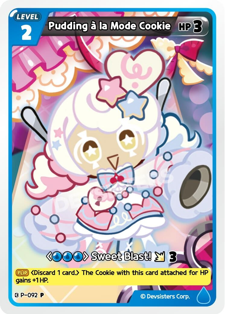 Image for Pudding a la mode Cookie (092) (P-092) [Promotion Cards] - CookieRun: Braverse TCG