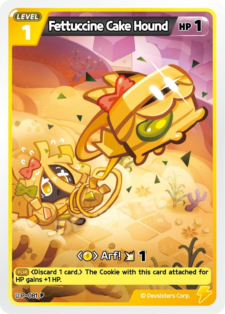 Image for Fettuccine Cake Hound (P-081) [Promotion Cards] - CookieRun: Braverse TCG