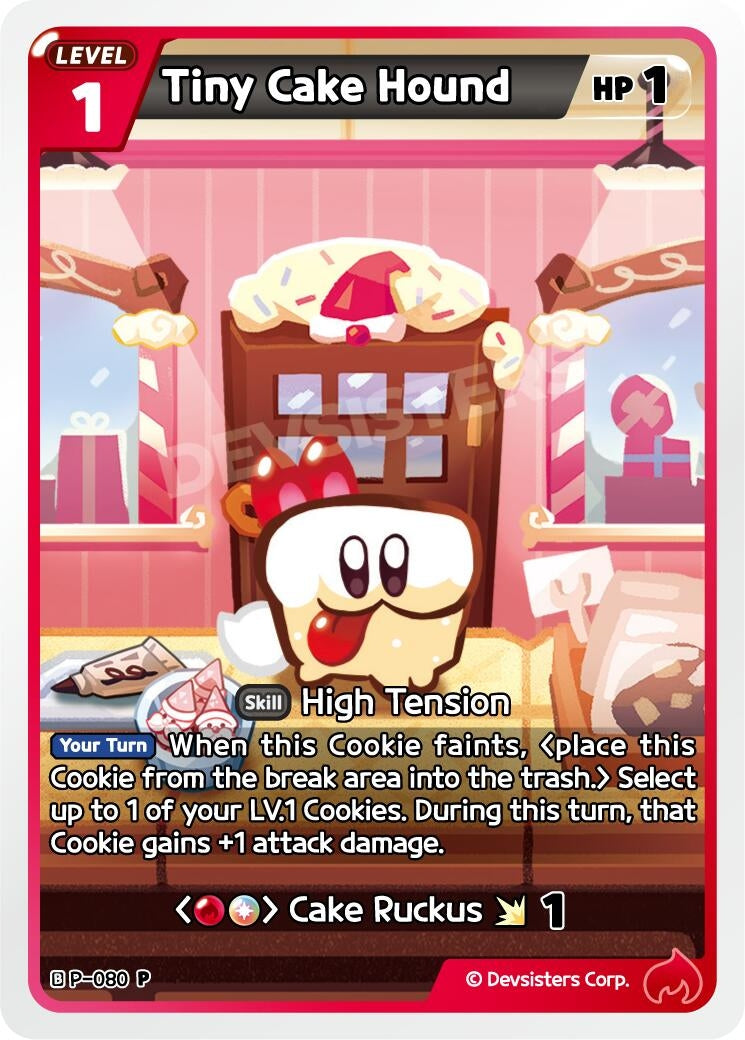 Image for Tiny Cake Hound (P-080) [Promotion Cards] - CookieRun: Braverse TCG