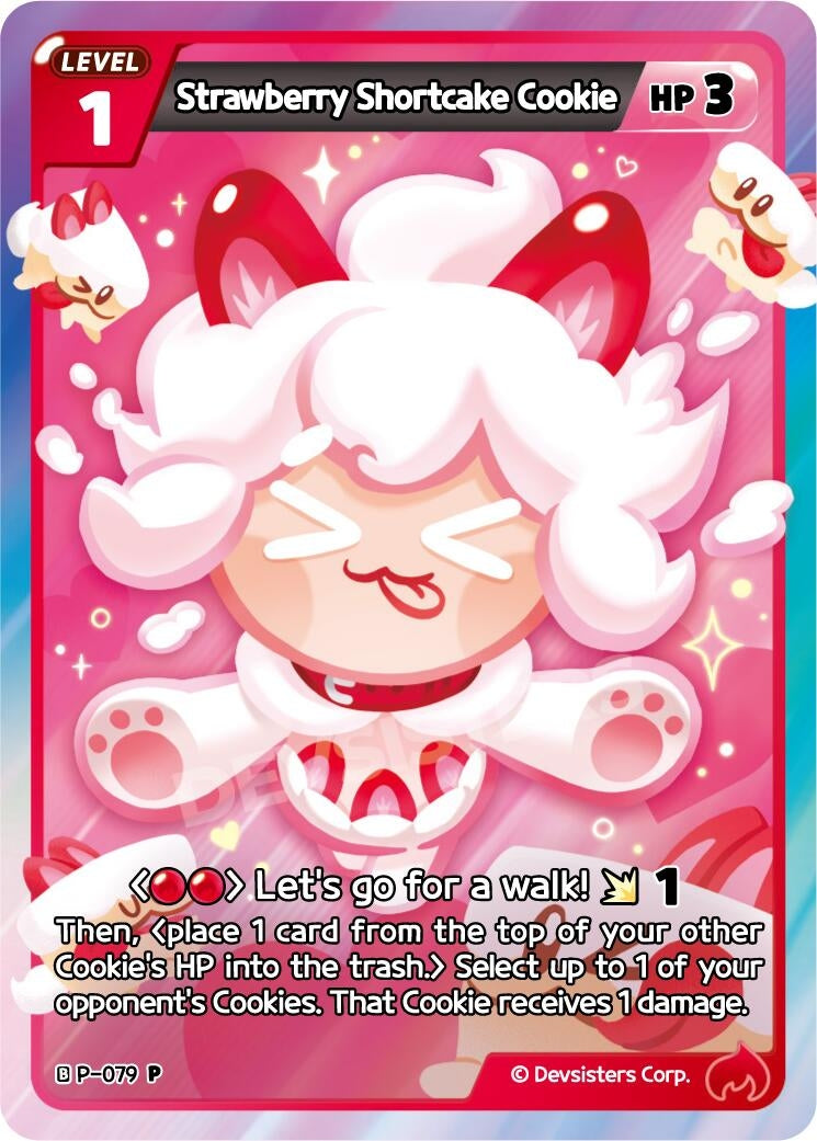 Image for Strawberry Shortcake Cookie (P-079) [Promotion Cards] - CookieRun: Braverse TCG
