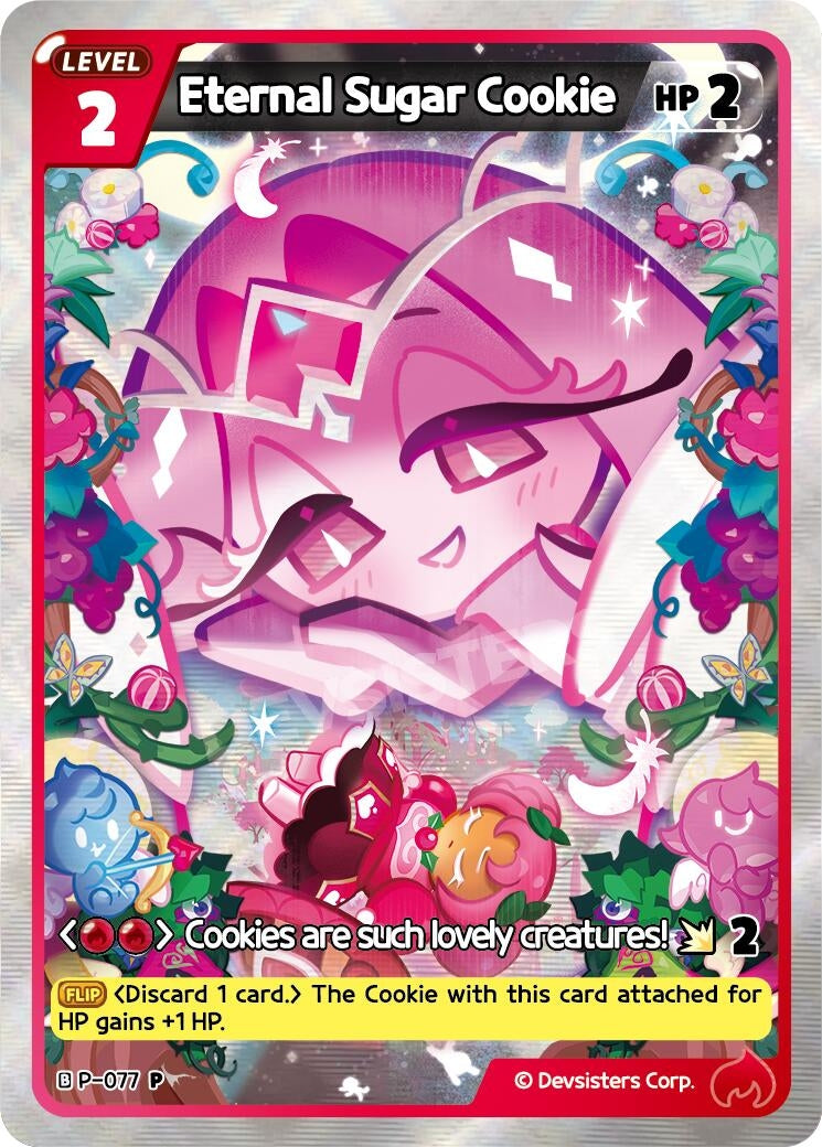 Image for Eternal Sugar Cookie (077) (P-077) [Promotion Cards] - CookieRun: Braverse TCG