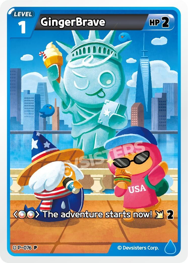 Image for GingerBrave (076) (P-076) [Promotion Cards] - CookieRun: Braverse TCG