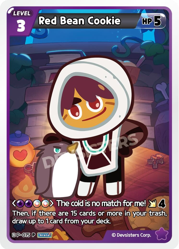 Image for Red Bean Cookie (P-075) (P-075) [Promotion Cards] - CookieRun: Braverse TCG