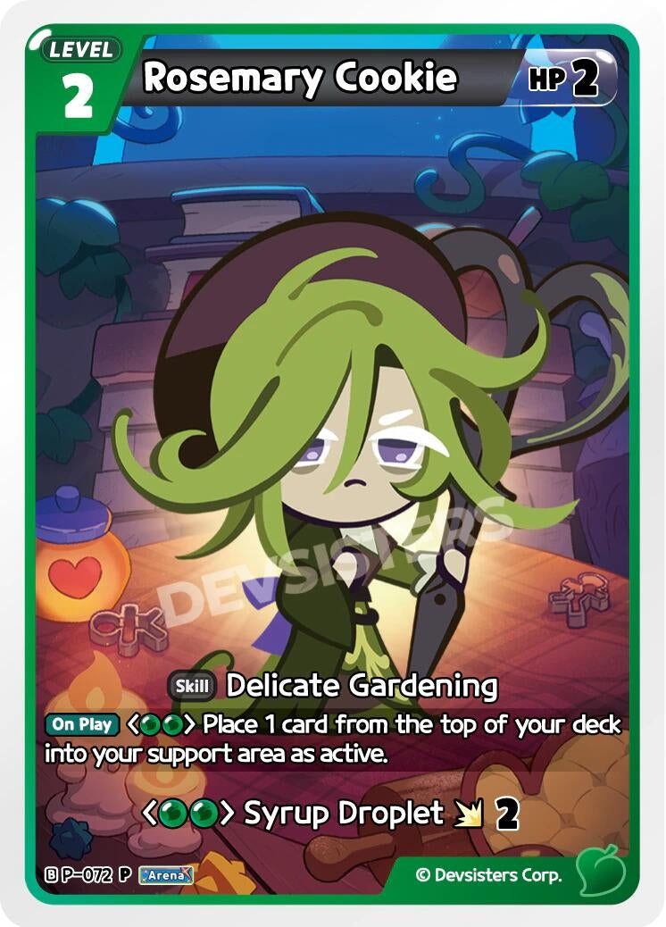 Image for Rosemary Cookie (P-072) [Promotion Cards] - CookieRun: Braverse TCG